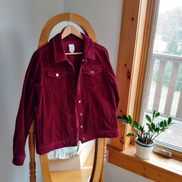 twik Jackets & Blazers - 🌻 Twik - Burgundy corduroy jacket